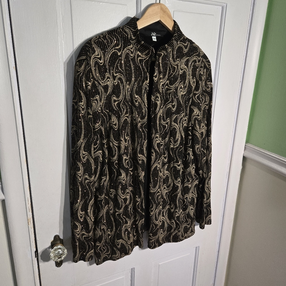 Jump Apparel Glittery Top Size 2X - Picture 2 of 6
